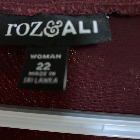 Maroon dress from Dress Barn. - Picture 2 of 2